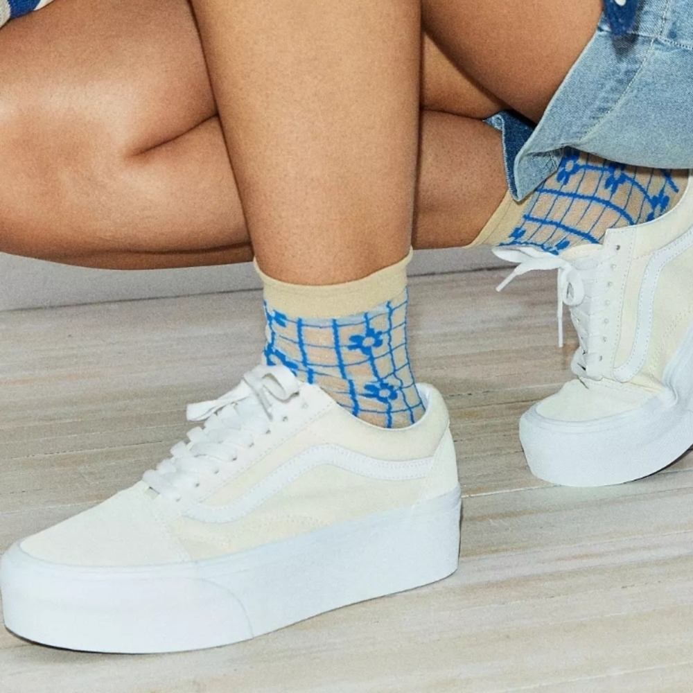 Vans Old Skool Stackform Marshmallow Platform Sne… - image 2